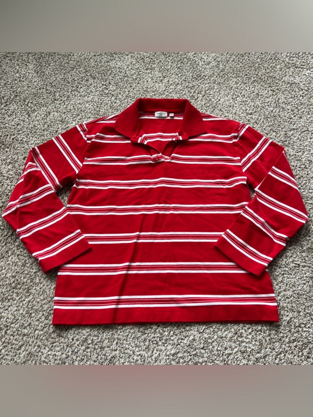 Babaton interlock cotton polo long sleeve xxs